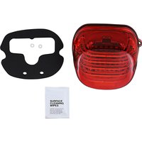 Image of PB-TL-LPBW-R - Custom Dynamics ProBeam Low Profile LED Taillight with Bottom Window For Harley Davidson FLD 1690 2012-2013 Rear Red