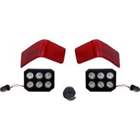 Image of CD-TP-13-R - Custom Dynamics LED Tour Pack Run/Brake Lights with Lenses For Harley Davidson FLHTC1340 1989-1998 Red