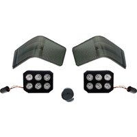 Image of CD-TP-13-S - Custom Dynamics LED Tour Pack Run/Brake Lights with Lenses For Harley Davidson FLHTCUI 1340 EFI 1996-1998 Smoke