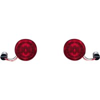 Image of PB-RR-1157 - Custom Dynamics ProBeam Red LED Turn Signals with Red Lenses For Harley Davidson FLFB 1750 2018-2019 Red