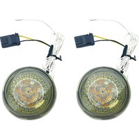 Image of PB-AW-ECE-JAE - Custom Dynamics ProBeam Amber/White Dynamic Ringz For Harley Davidson FLHTCUTGSE 1923 2020-2022 Smoke