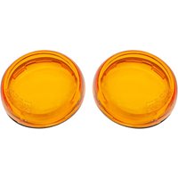 Image of PRO-B-LENS-AMB - Custom Dynamics ProBeam Deuce-Style Turn Signal Lenses For Harley Davidson FLD 1690 2012-2013 Amber