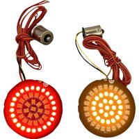 Image of GEN-4-AR2-1156 - Custom Dynamics Dynamic Clusters 2 LED Turn Signal Inserts For Harley Davidson FLD 1690 2012-2013 Rear