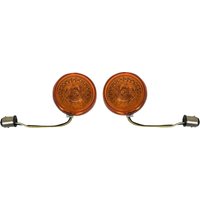 Image of PB-AA-57-A - Custom Dynamics ProBeam Front Halo Turn Signals For Harley Davidson FLD 1690 2012-2013 Amber