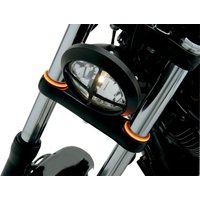 Image of TW56AS - Custom Dynamics TruWRAPZ 360 Degree LED Fork Lights For Harley Davidson FLSB 1750 2021 Fork Smoke