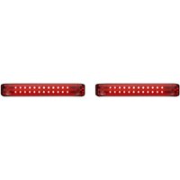 Image of PB-SB-BCM-BR - Custom Dynamics ProBeam Bagz LED Saddle Bag Lights For Harley Davidson FLHR 1690 Red