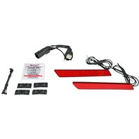 Image of CD-LATCH-SS6-R - Custom Dynamics Saddlebag Latch Lights For Harley Davidson FLHX 1584 2010-2011 Red