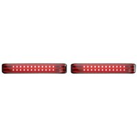 Image of PB-SBSEQ-HD-BS - Custom Dynamics ProBeam LED Sequential Bagz Saddlebag Lights For Harley Davidson FLHR 1340 1997-1998 Smoke