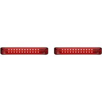 PB-SBSEQ-SS6-CR - Custom Dynamics ProBeam LED Sequential Bagz Saddlebag Lights For Harley Davidson FLHX 1584 2010-2011 Red