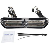 Image of CD-VENT-AW2-C - Custom Dynamics Genesis 4 All-In-One Dynamic LED Batwing Fairing Vent Insert For Harley Davidson FLH 1868 2021 Chrome