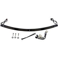 Image of CD-WT2-SEQ-05-B - Custom Dynamics Genesis 4 Dynamic LED Batwing Windshield Trim For Harley Davidson FLHT 1340 1996-1998 Black Smoke