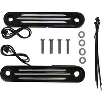 Image of PB-DS2-14-CON - Custom Dynamics ProBeam Dynamic Strips V2 Front Turn Signals For Harley Davidson FLH 1868 2021 Contrast Smoke