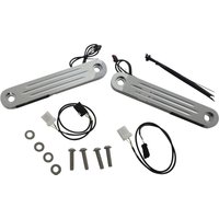 Image of PB-DS2-13-C - Custom Dynamics ProBeam Dynamic Strips V2 Front Turn Signals For Harley Davidson FLHT 1450 Chrome Smoke