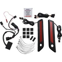 Image of CD-SBL-DC-RB - Custom Dynamics Saddlebag Latch Dual Color Accent Lights For Harley Davidson FLHRXS 1750 2017-2018 Red