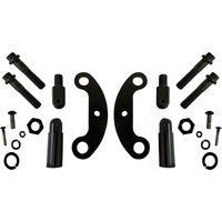 PB-FOG-MOUNT-B - Custom Dynamics Caliper Mounts for ProBeam Fog Lights For Harley Davidson FLHR 1450 2000-2003 - Black