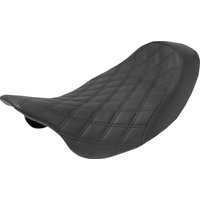 Image of 808-07B-002LS - Saddlemen Renegade Lattice Stitch Solo Seat For Harley Davidson FLHR 1584 2008 - Black