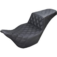 Image of 808-07B-175 - Saddlemen Step Up Full Lattice Stitch Seat For Harley Davidson FLH 1868 2021 - Black