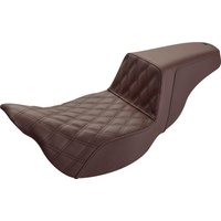 Image of 808-07B-172BREX - Saddlemen Extended Reach Step Up Seats For Harley Davidson FLHR 1584 2008 - Brown