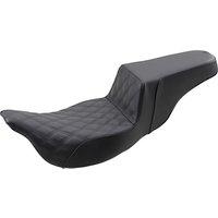 Image of 808-07B-172E - Saddlemen Extended Reach Step Up Seats For Harley Davidson FLHR 1584 2008 - Black