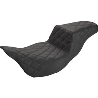 Image of 808-07B-175E - Saddlemen Extended Reach Step Up Seats For Harley Davidson FLHR 1584 2008 - Black