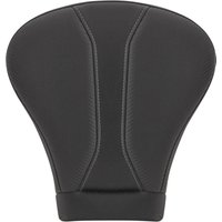 Image of 808-07B-0142EXT - Saddlemen Dominator Grey Stitching Foam Pillion Pad For Harley Davidson FLHR 1584 2008 - Black