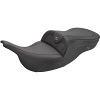 897-07-185HCT - Saddlemen Heated Roadsofa Carbon Fibre Heated Seat For Harley Davidson FLHT 1340 1997-1998 - Black