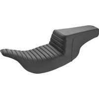 Image of 897-07-171 - Saddlemen Front Tuck-n-Roll Step Up Seat For Harley Davidson FLHT 1340 1997-1998 - Black