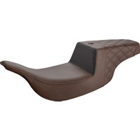 UN97-07-173BR - Saddlemen Unknown Industries Performance Black Gripper Seat For Harley Davidson FLHT 1340 1997-1998 84 cm Long - Brown