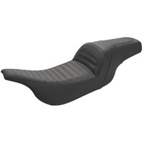 Image of 897-07-161 - Saddlemen Slim Roll & Pleat Seat For Harley Davidson FLHT 1340 1997-1998 - Black