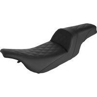 897-07-162 - Saddlemen Slim Lattice Stitched Seat For Harley Davidson FLHT 1340 1997-1998 - Black
