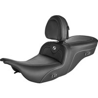 897-07-185BRHC - Saddlemen Heated Roadsofa Carbon Fibre Seat For Harley Davidson FLHT 1340 1997-1998 - Black