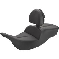 897-07-181BR - Saddlemen Roadsofa Pillow Top Seat For Harley Davidson FLHT 1340 1997-1998 - Black