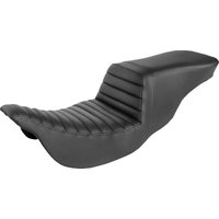 Image of 808-07B-191 - Saddlemen Tour Step Up Front Tuck-n-Roll Seat For Harley Davidson FLH 1868 2021 - Black
