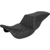 Image of 808-07B-195 - Saddlemen Tour Step Up Full Lattice Stitch Seat For Harley Davidson FLH 1868 2021 - Black