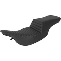 Image of 897-07-191 - Saddlemen Tour Step Up Tuck N Roll Seat For Harley Davidson FLHR 1340 1997-1998 - Black