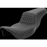 Image of 808-07B-178 - Saddlemen Honeycomb Step Up Extended Seat For Harley Davidson FLH 1868 2021 - Black