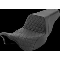 Image of 808-07B-177 - Saddlemen Honeycomb Step Up Seat For Harley Davidson FLH 1868 2021 - Black