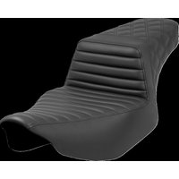 Image of 823-07-176 - Saddlemen Step Up Front Tuck-n-Roll Seat For Harley Davidson FLHX 1923 2024 - Black