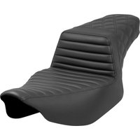 Image of 823-07E-176 - Saddlemen Step Up Front Tuck-n-Roll Seat For Harley Davidson FLHX 1923 2024-2026 - Black