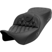 808-07CF-182HCT - Saddlemen Roadsofa Carbon Fibre Seat For Harley Davidson FLH 1868 2021 - Black