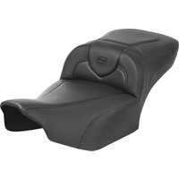 Image of 823-07-18600 - Saddlemen Roadsofa Extended Reach Carbon Weave Seat For Harley Davidson FLHX 1923 2024 - Black