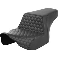 823-07-17700 - Saddlemen Honeycomb Step Up Seat For Harley Davidson FLHX 1923 2024 - Black