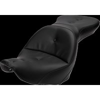Image of 806-12-0291RS - Saddlemen Explorer RoadSofa Seat For Harley Davidson FLSTF 1584 2007-2010 - Black