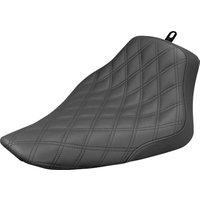 Image of 812-26-002LS - Saddlemen Renegade Lattice Stitch Solo Seat For Harley Davidson FLS 1690 2012-2016 - Black