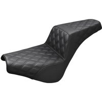 Image of 818-30-175 - Saddlemen Step Up Lattice Seat For Harley Davidson FLDE 1750 2018-2020 - Black