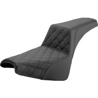 Image of 818-30-172 - Saddlemen Step Up Front Lattice Seat For Harley Davidson FLDE 1750 2018-2020 - Black