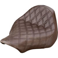 Image of 813-27-002BLS - Saddlemen Renegade Lattice Stitch Solo Seat For Harley Davidson FXSB 1690 2013 - Brown