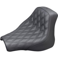 Image of 818-28-002LS - Saddlemen Renegade Lattice Stitch Solo Seat For Harley Davidson FXFB 1750 2018-2019 - Black