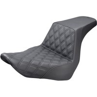 Image of 818-29-172 - Saddlemen Step Up Front Lattice Seat For Harley Davidson FLSB 1750 2018-2024 - Black