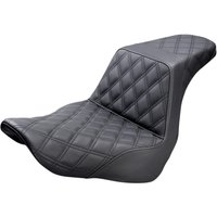 Image of 818-29-175 - Saddlemen Step Up Full Lattice Seat For Harley Davidson FLSB 1750 2018-2024 - Black